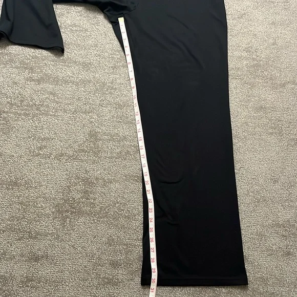 Quince Flow Knit Wide Leg Black Pant Size L - Picture 4 of 9